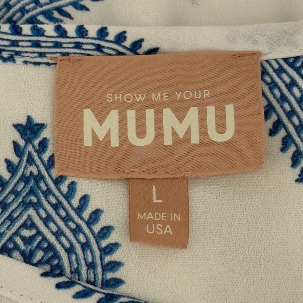 Show Me Your Mumu Caroline Mini Dress L Bali - Picture 7 of 8